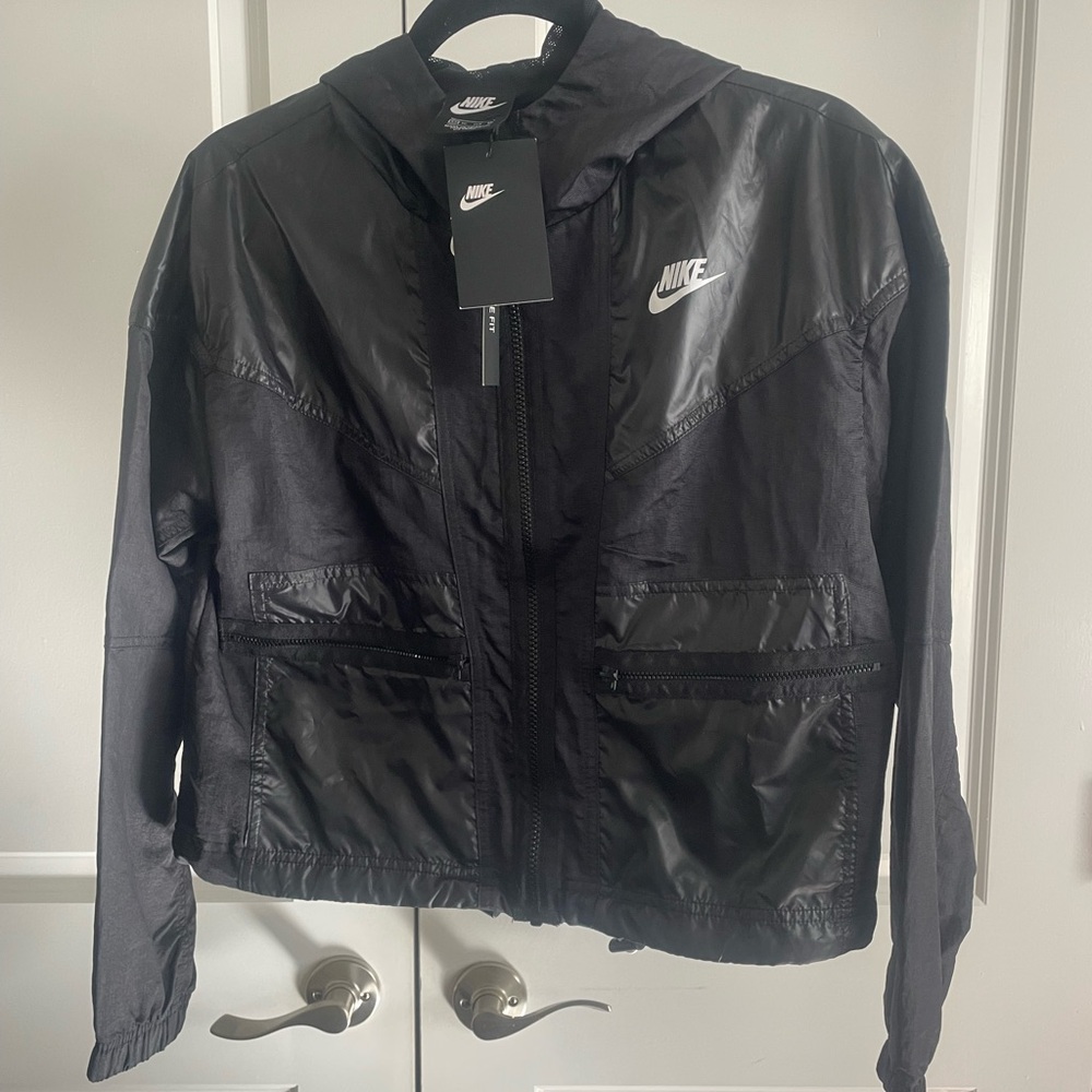Nike Black Windbreaker Jacket